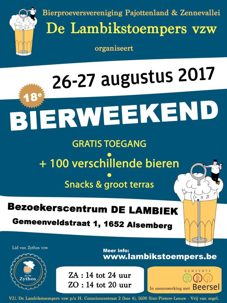 Lambikstoempers Beer Weekend 2017 affiche